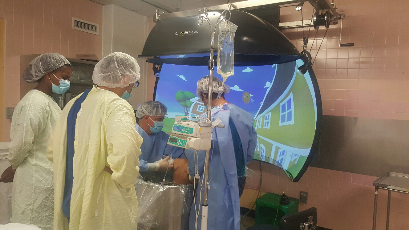 Clinically proven: Cobra immersive visuals relieve pain & anxiety